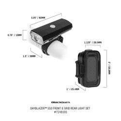 Blackburn  Dayblazer 550 + Grid Rear USB-C (Set)